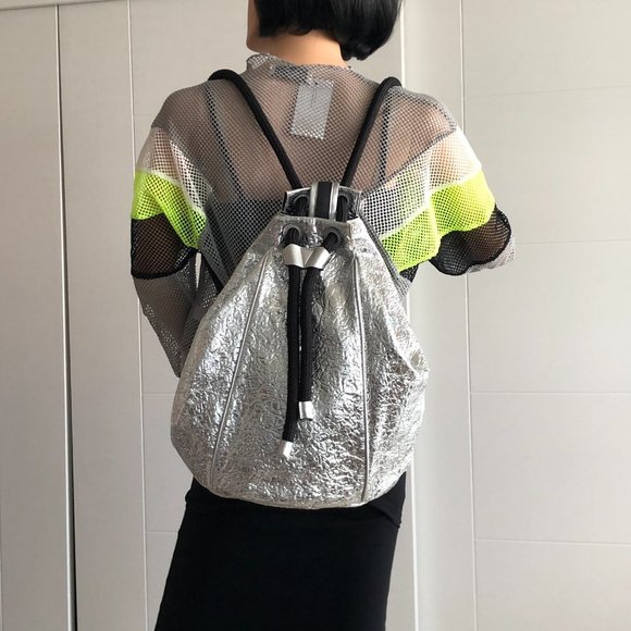 Metallic backpack main image 12